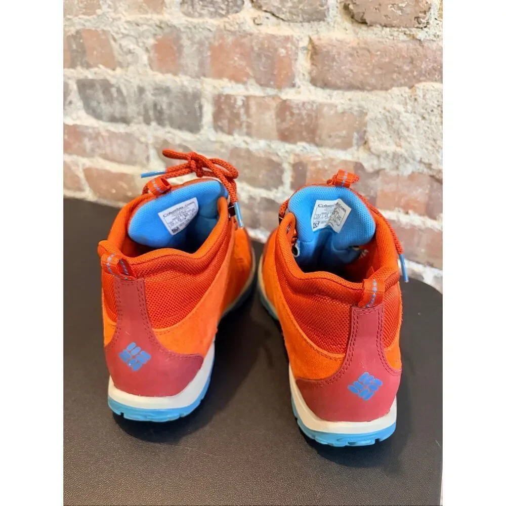 COLUMBIA | Fire Venture • Red Orange Blue Mid Waterproof Women's Multisport Outd